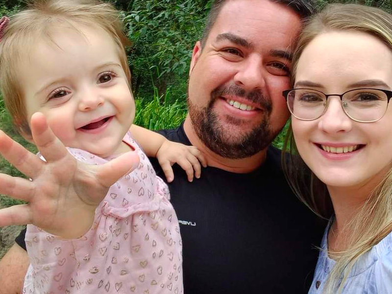 Johanette Kidson and her family