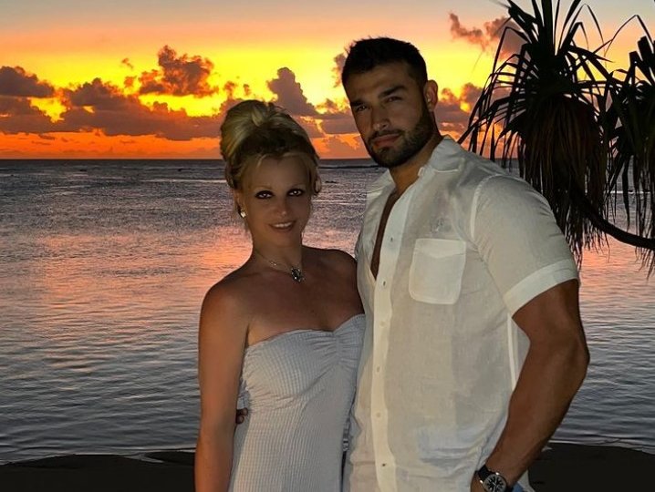 Britney Spears and Sam Asghari