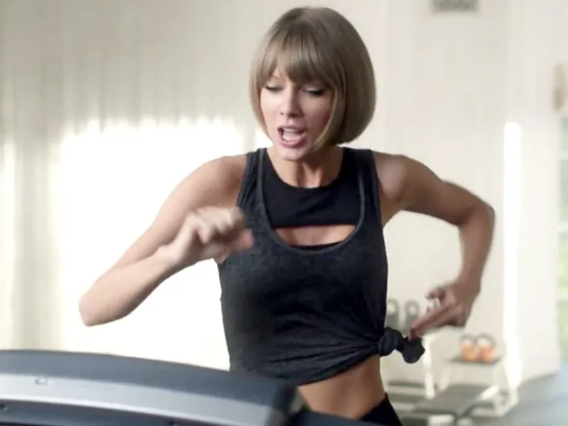 Taylor Swift's treadmill workout is taking over the internet