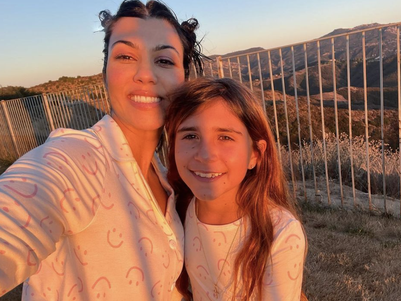 Celebrations for Kourtney's kid with biodegradable balloons, vegan grilled cheese and more...