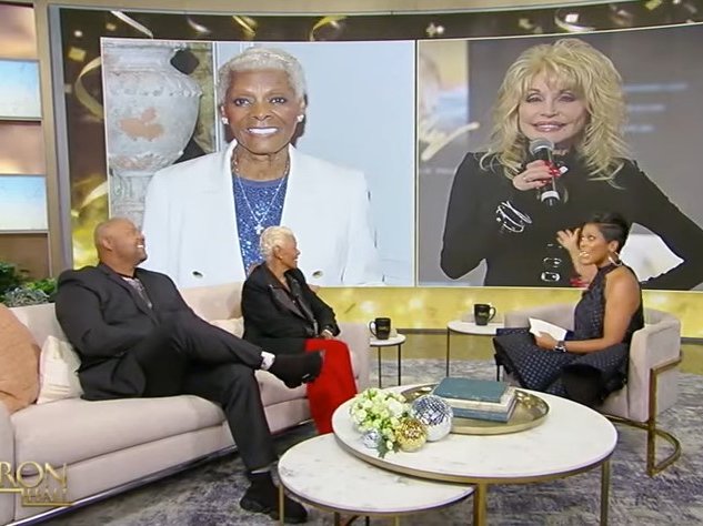 Dolly Parton and Dionne Warwick