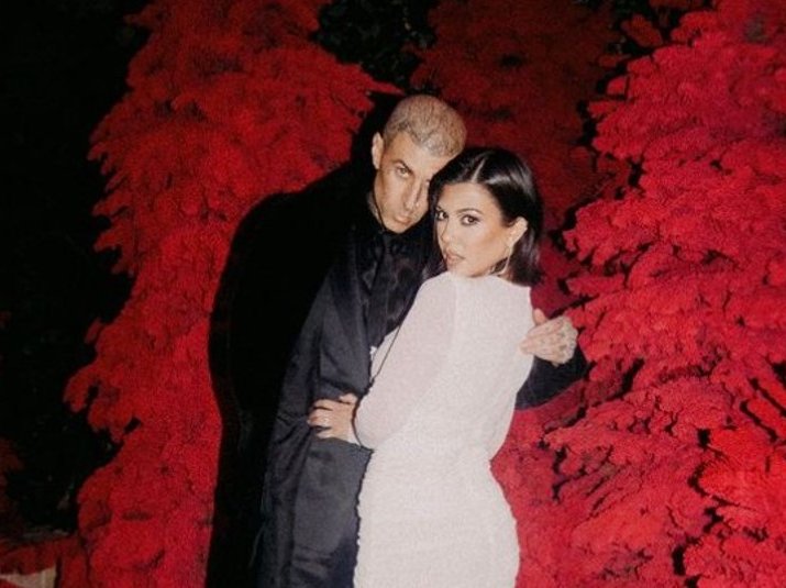 Kourtney Kardashian and Travis Barker