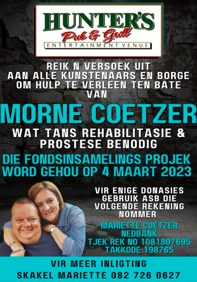 Morne Coetzer hulp