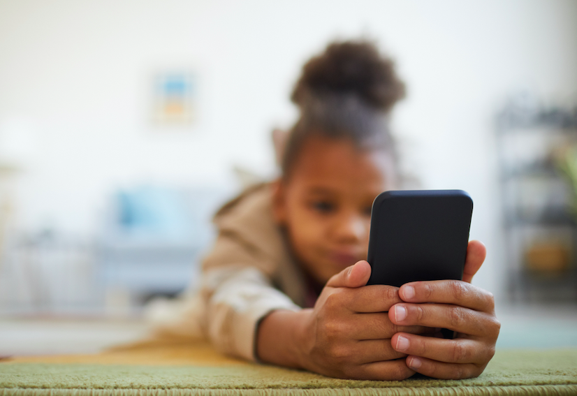Child on Phone