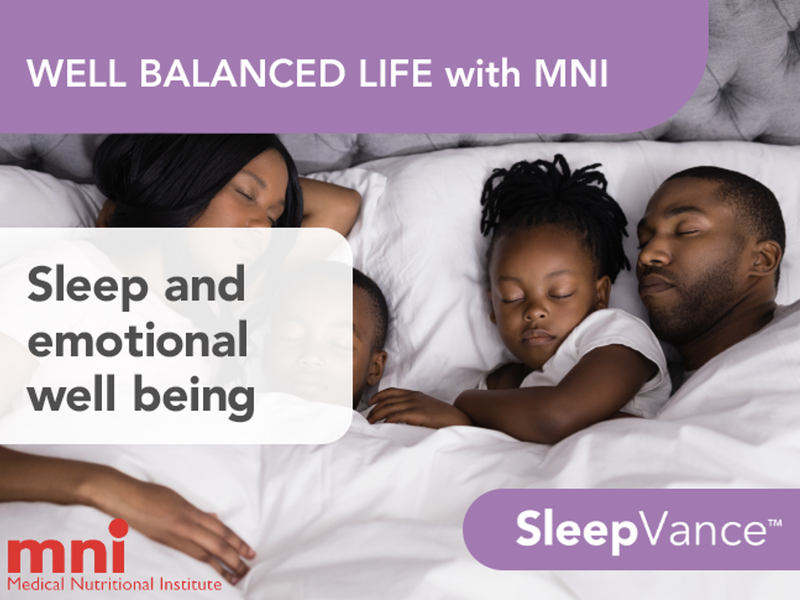 Sleep and emotional well being - Well-balance life with MNI