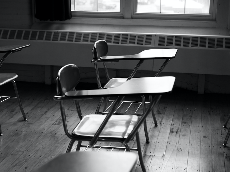 School room empty