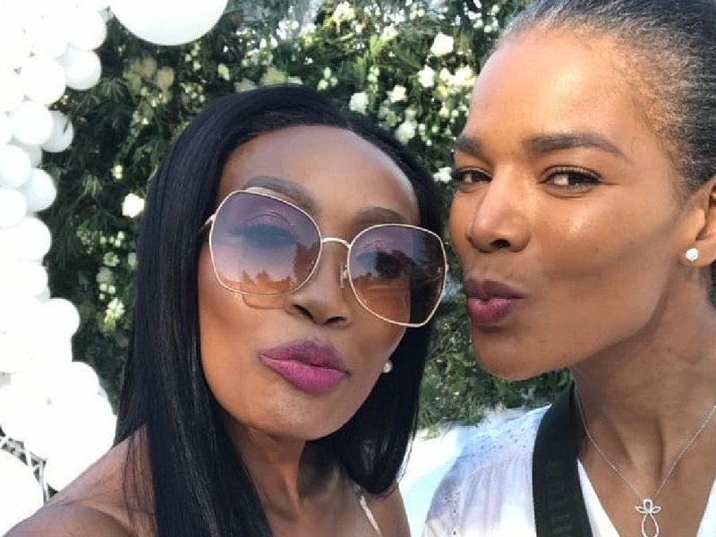 Sophie Ndaba and Connie Ferguson