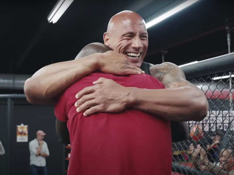 Dwayne 'The Rock' Johnson buys a house for African UFC fighter