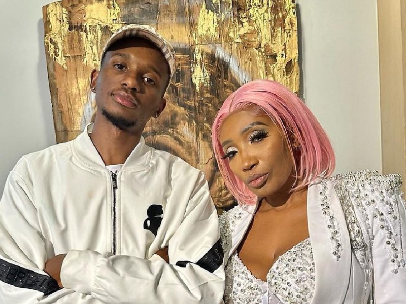 Sophie Ndaba and her son Lwandle