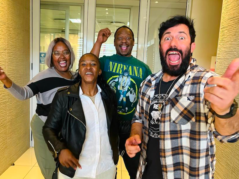 Mbali and Breakfast team
