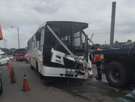 A scholar transport crash in Germiston