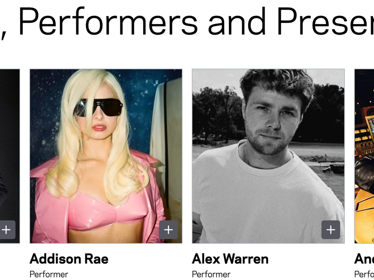 2026 Grammy Awards performers announcement includes biggest industry stars