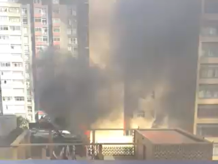 WATCH: Firefighters battle raging Durban flat fire