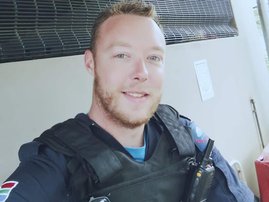 Security guard Ethan Jay