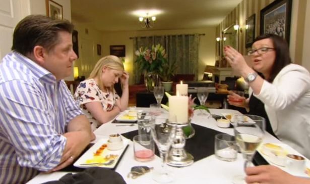 come dine with me fight