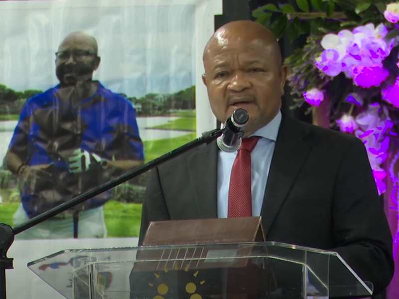 Police Minister Senzo Mchunu