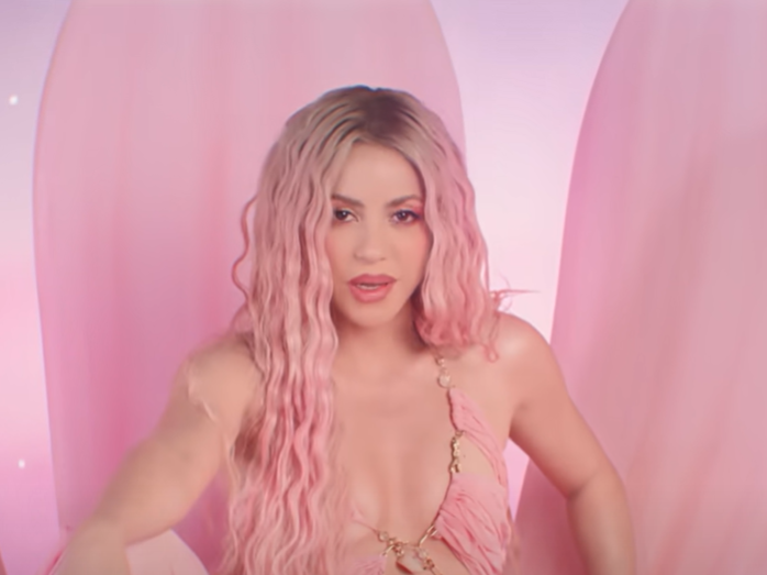 Shakira Puntería music video screenshot