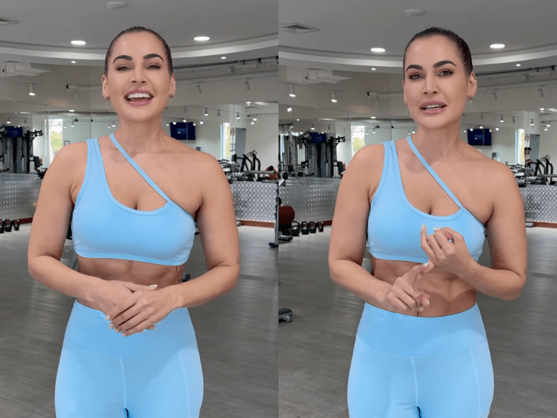 Shashi Naidoo at the gym