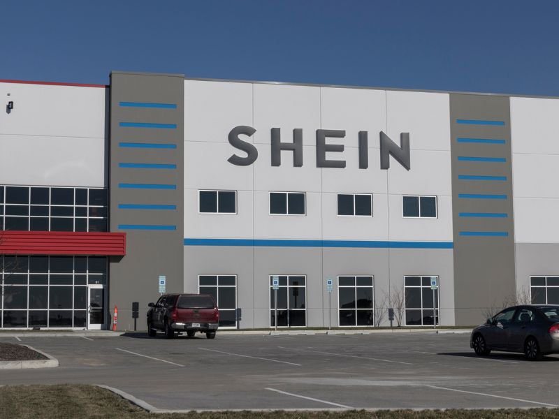 Shein distribution centre name on building