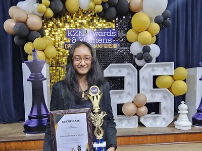 Durban’s Shreeya Mahadeo shines at international chess championships