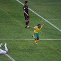 Siphiwe Tshabalala scoring opening goal of 2010 World Cup