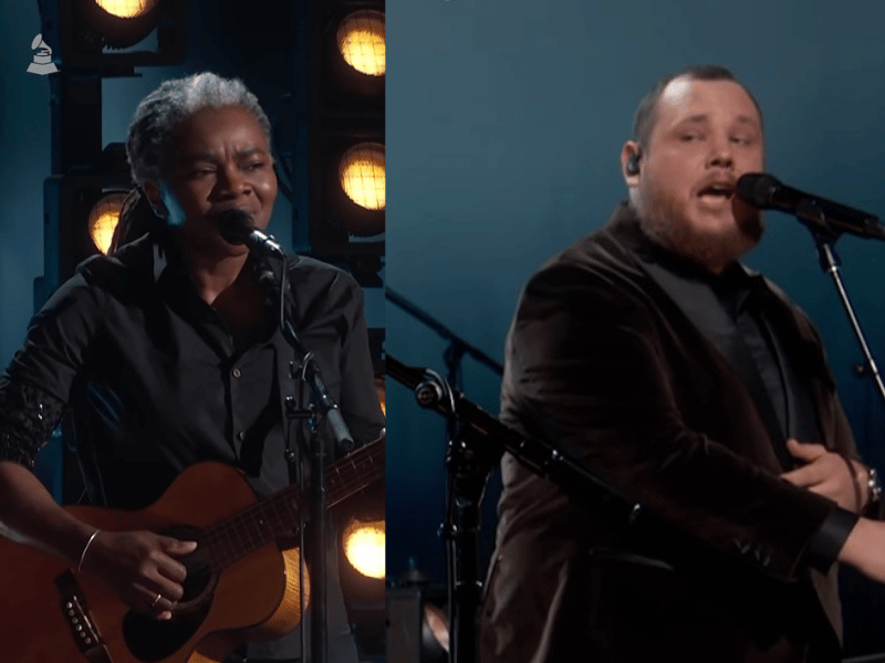 Tracy Chapman and Luke Combs performing together