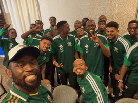 Siya Kolisi and team Bafana Bafana