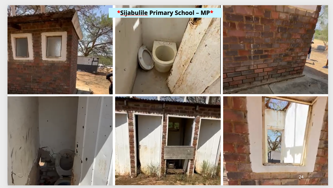 Sjiabulile Primary School Pit Toilets