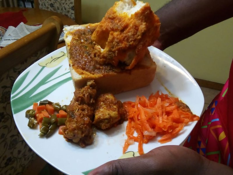 Sky's bunny chow
