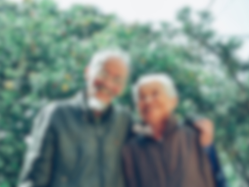 Smiling man and woman from Asian decent