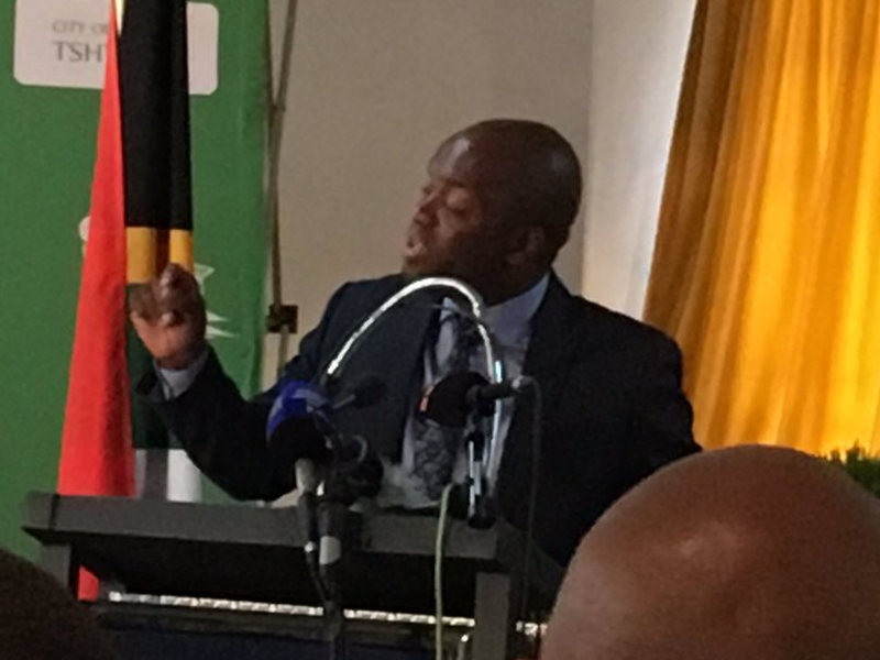 Solly Msimanga water briefing