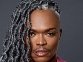 Somizi Mhlongo in pink top