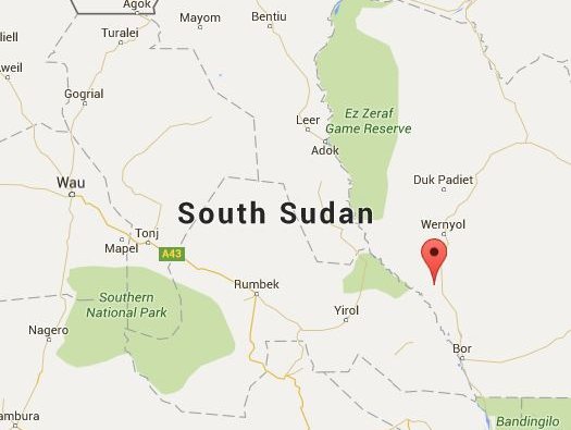 South Sudan Map