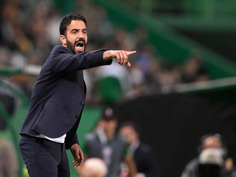 Sporting Lisbon's Portuguese coach Ruben Amorim