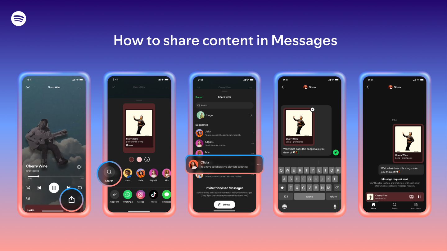 Spotify DMs are coming soon