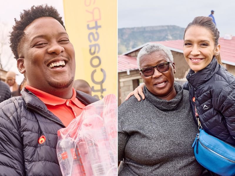 Stacey and J Sbu at Inchanga with MaShangase