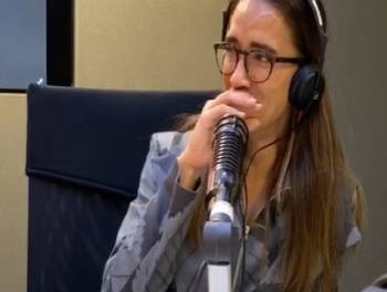 Stacey crying