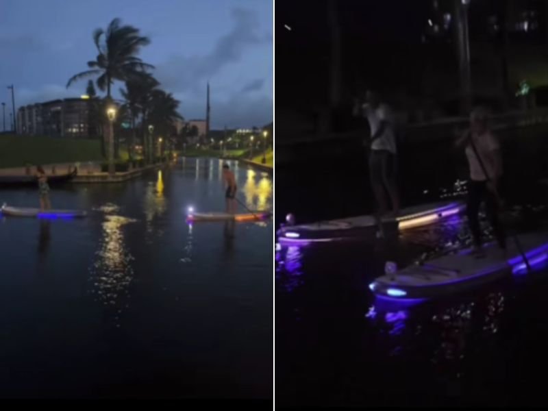 Stand Up Paddling glow ocean ventures