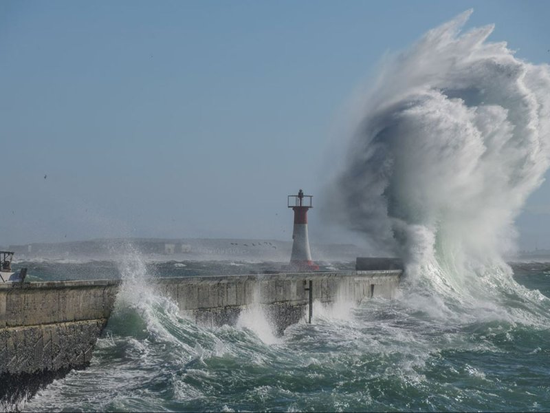 South African Weather Service has issued a Yellow Level 2 warning as damaging waves are expected to hit the coast.