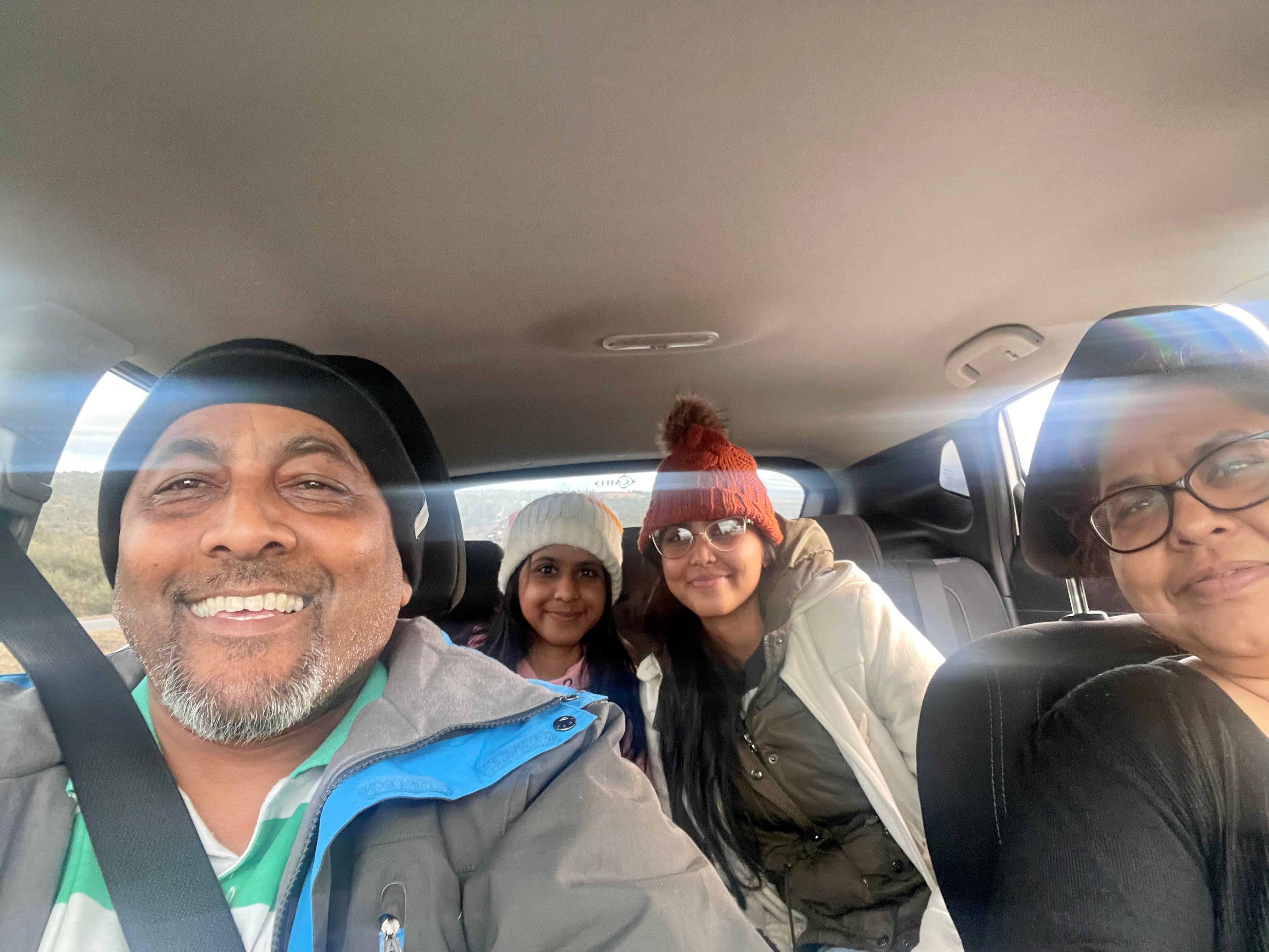 Surajpaul and familt ashburton traffic 3 june