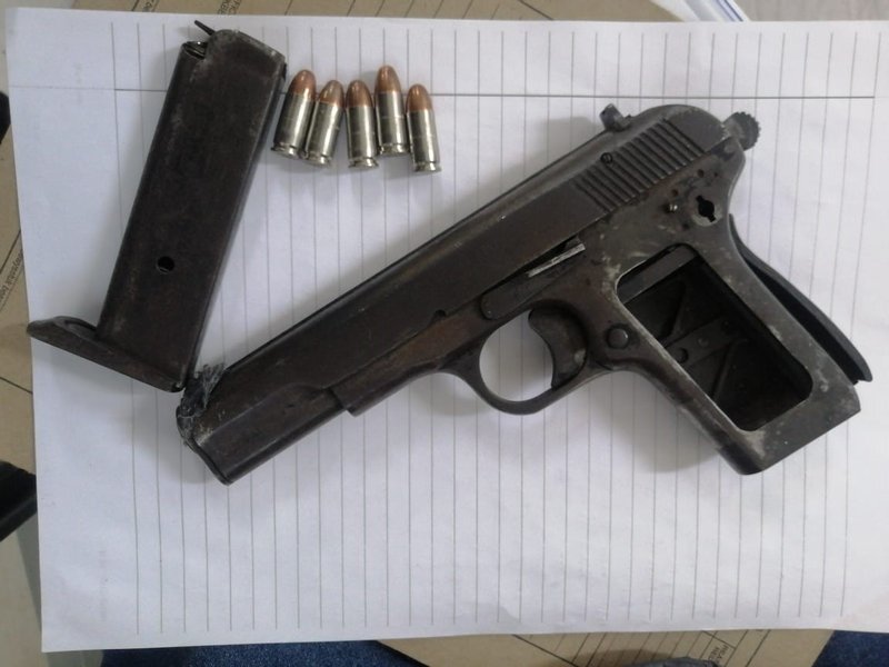Suspected armed robber nabbed in Durban central gun bullets