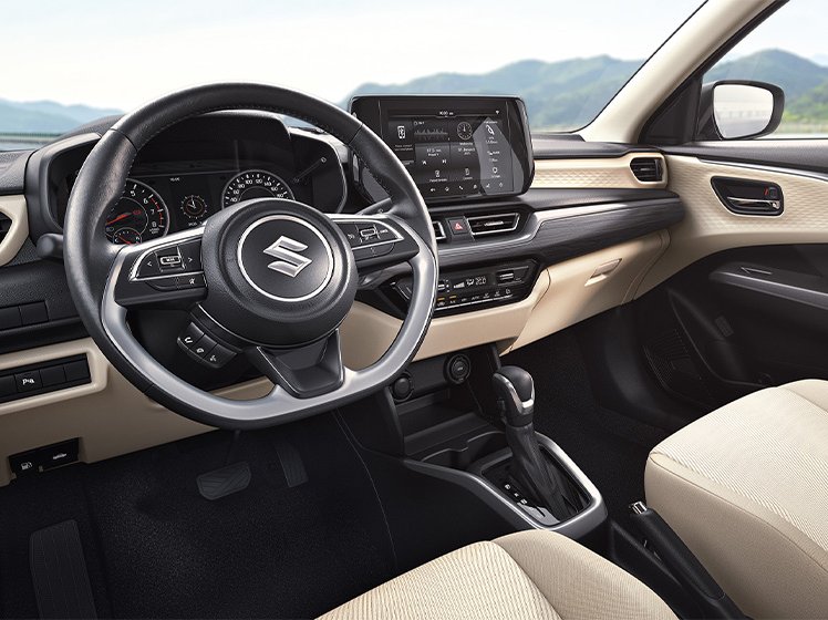 Suzuki Dzire Interior for Motor Minute