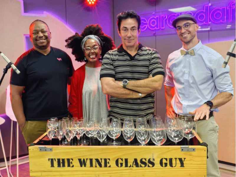 THE WINE GLASS GUY AND BREAKFAST