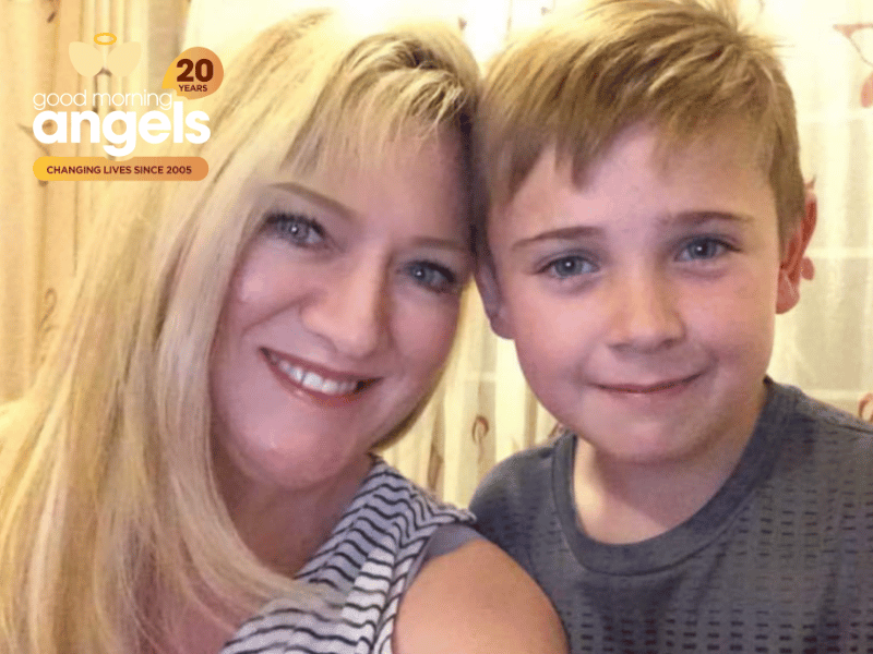 TRISTAN SMIT AND MOM GOOD MORNING ANGELS LEGACY