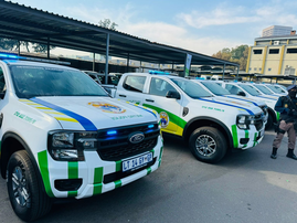 Tshwane receives 161 new metro police vehicles