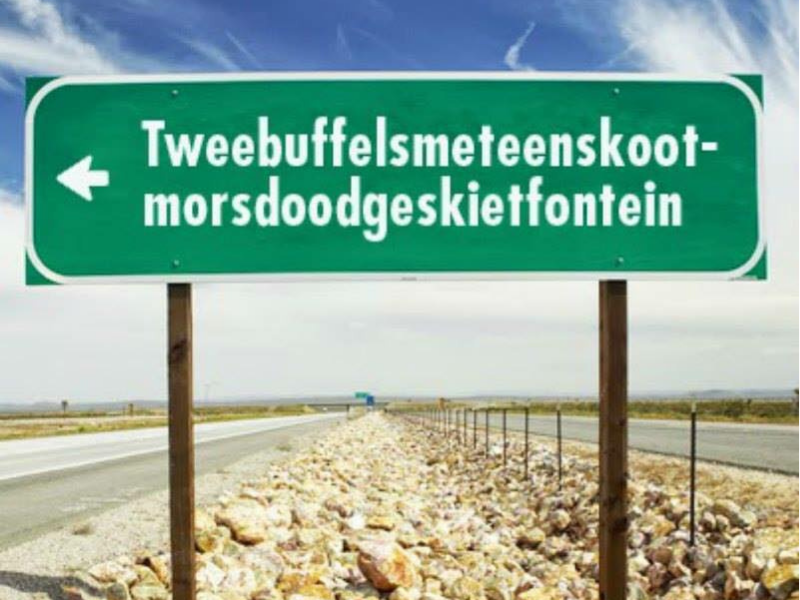 TWEEBUFFELSMETEENSKOOTMORSDOODGESKIETFONTEIN
