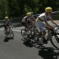 Tadej Pogacar cycling in the 2026 Tour de France