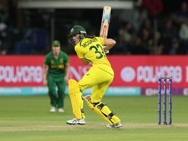 Tahlia Mcgrath of Australia during the ICC Women's T20 World Cup match between South Africa and Australia