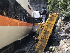 Taiwan train crash