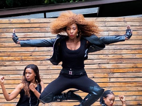 Takkies doing the 'In My Feelings' challenge